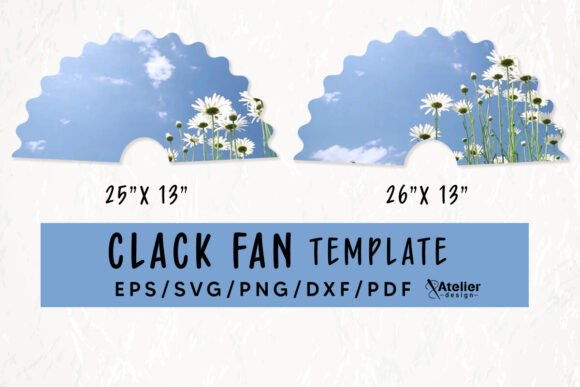 Clack Fan Editable Template: Graphics for T-Shirt Designs