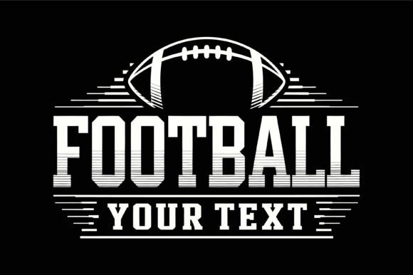 Custom Football Team Logo Design: Graphics for T-Shirt Designs