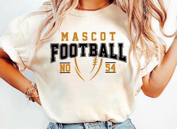 Football Team Template SVG Graphics for T-Shirt Designs