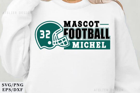 Football Team Template SVG: Graphics for T-Shirt Designs & Content Publishing
