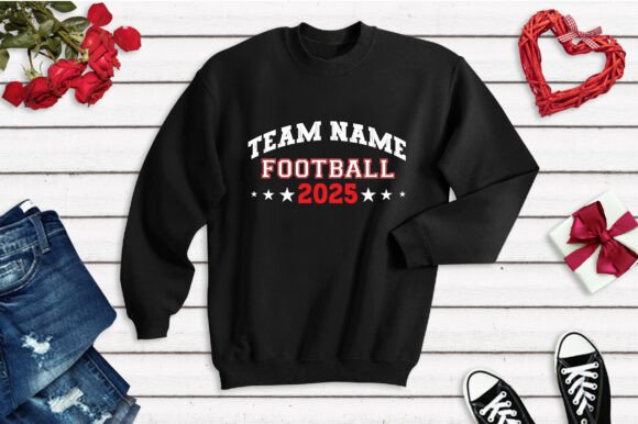 Football Team Template SVG & PNG Graphics for T-Shirt Designs