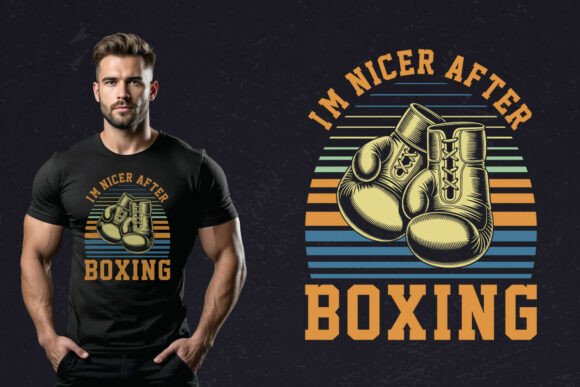 Retro Boxing T-Shirt Designs & Graphics